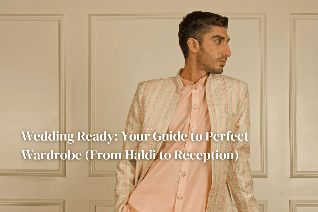 Wedding wardrobe guide for men with traditional and modern outfits - Crease India
