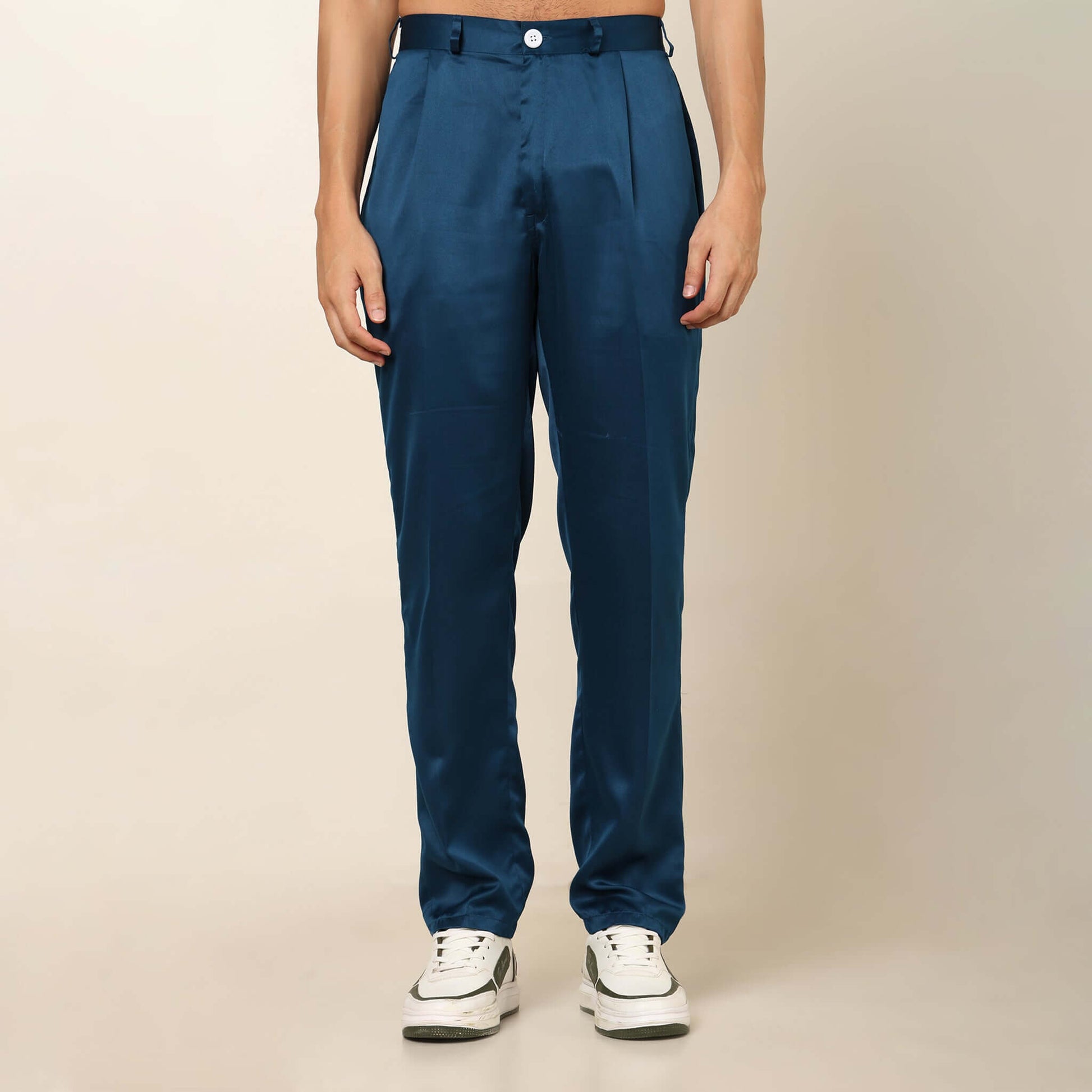 Navy Blue kurta with nehru jacket for men which is made up of suede and has sequence embroidery on it. Shop this navy blue designer wedding kurta jacket set for male from Crease India website.