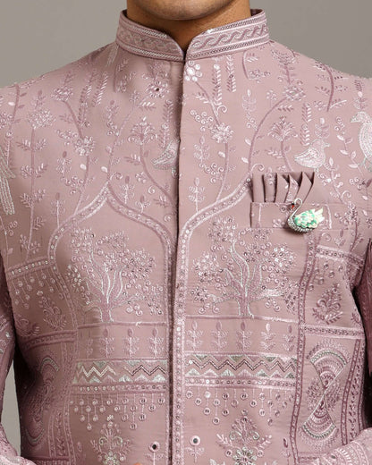 Kosha Vana Blush Pink Indo Western Dress for Men