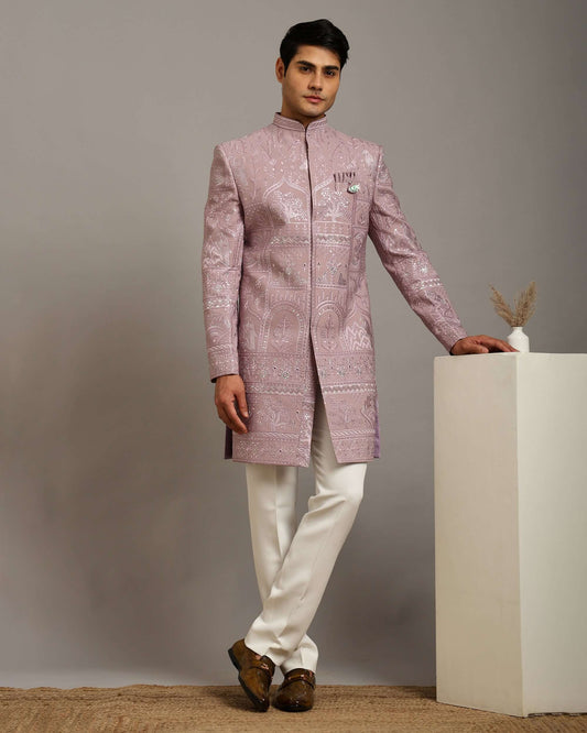 Kosha Vana Blush Pink Indo Western Dress for Men